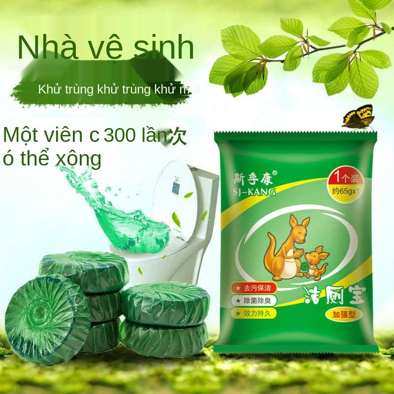 [Một viên sử dụng trong 30 ngày] Nước tẩy rửa toilet Bubble Green, bồn cầu bong bóng xanh, BMW Bucket