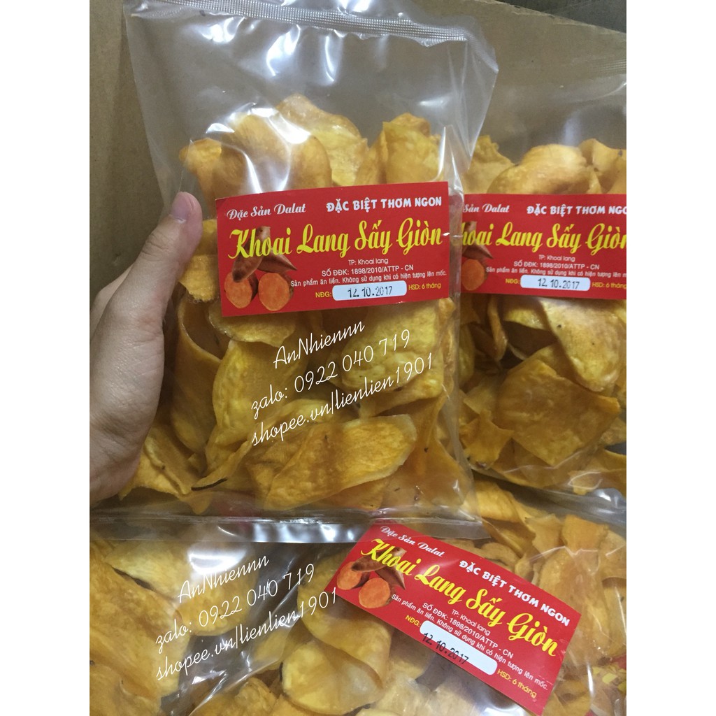 Khoai lang sấy 200gram