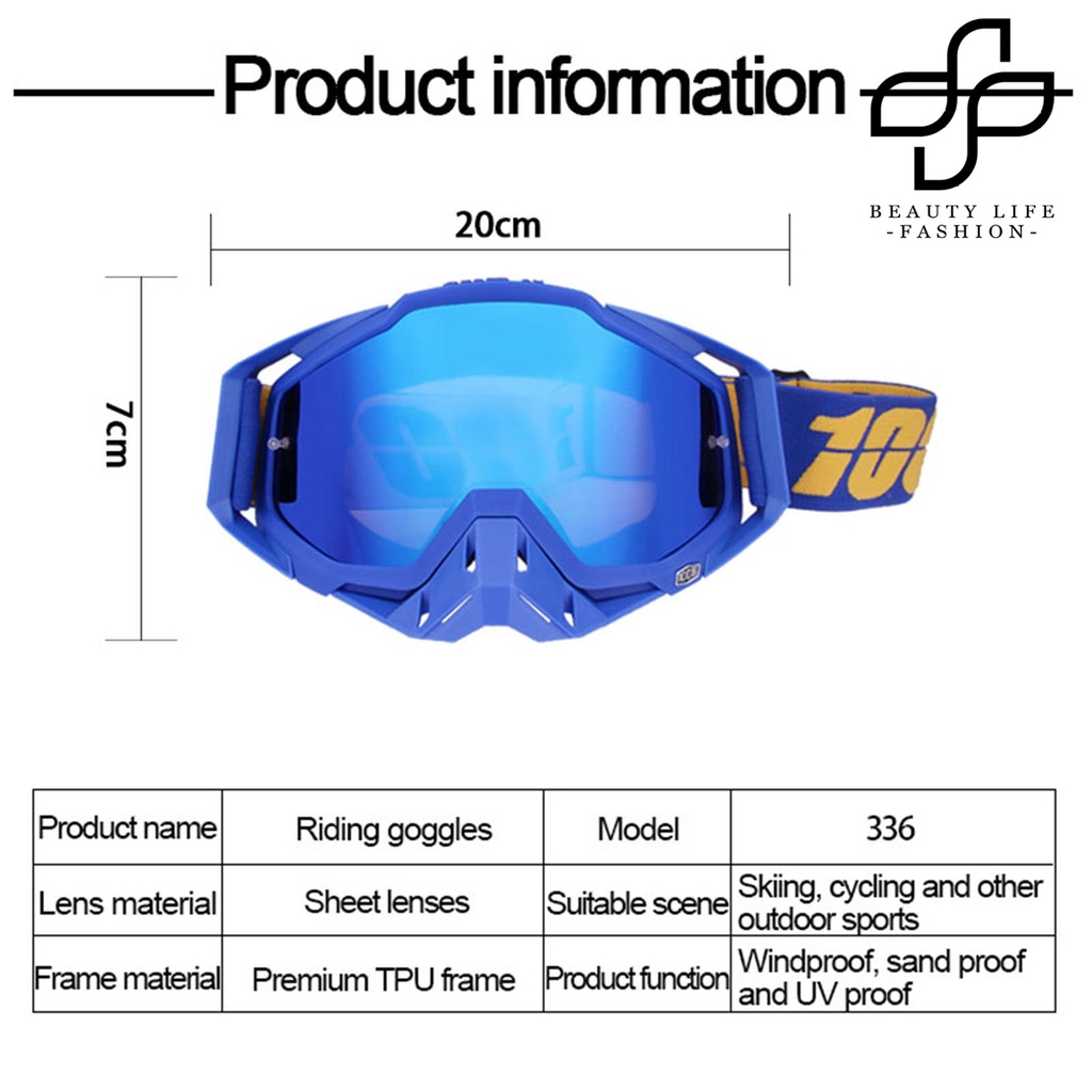 Kính chắn gió thời trang dành cho người đi xe mô tô / trượt tuyết