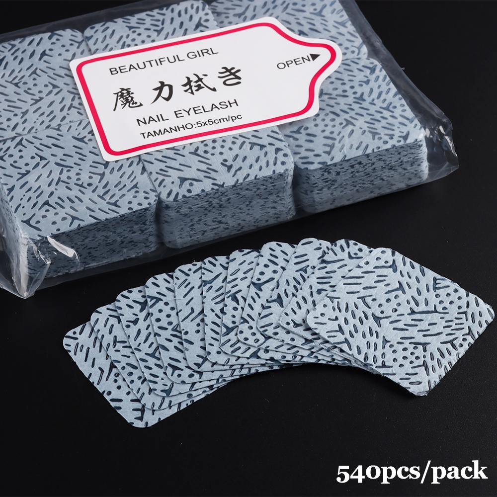 Set 180 / 300 / 540 Miếng Cotton Tẩy Sơn Móng Tay Tiện Lợi