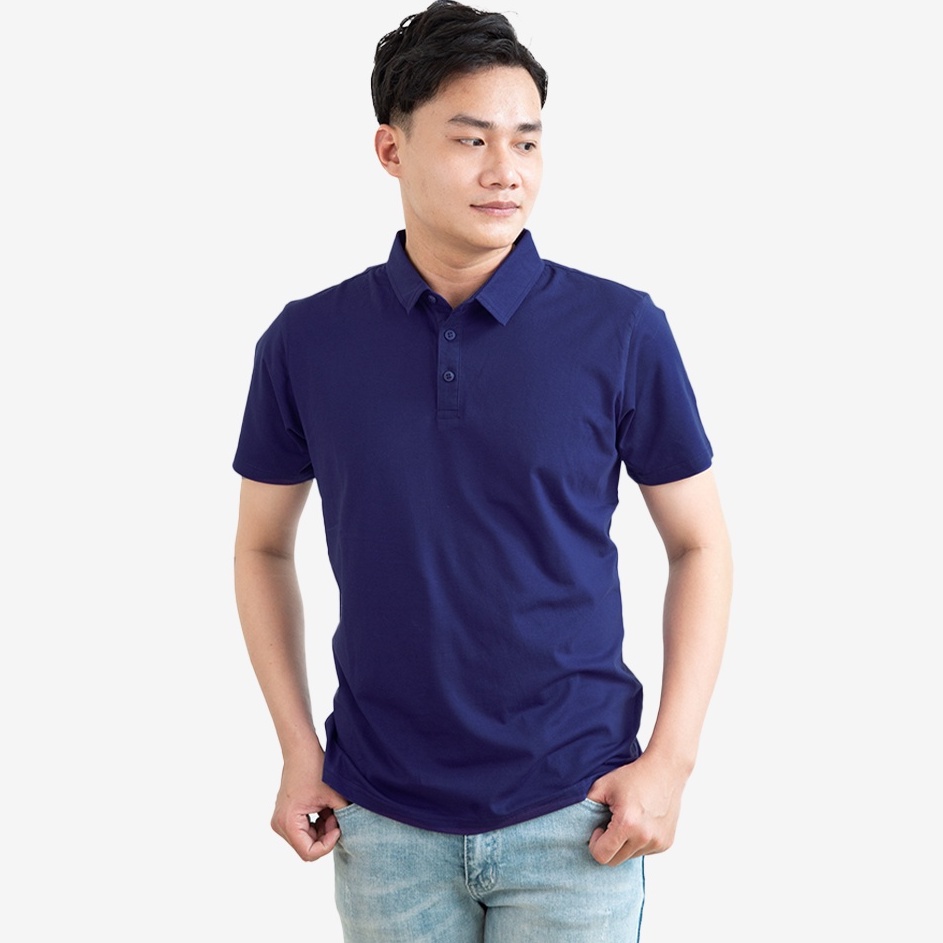 Áo Thun Polo Nam TOLI form cơ bản thanh lịch, vải Cotton 4 chiều cao cấp [ĐEN-TM11]