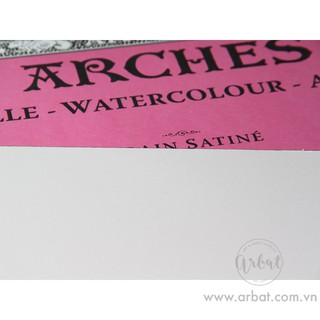 [ARBAT] Giấy Arches Hot-press - Bright White 300gsm (giấy lẻ)