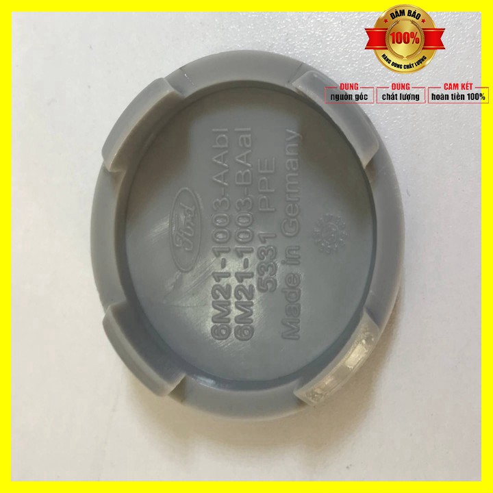 Sản phẩm Logo chụp mâm bánh xe ô tô Ford đường kính ngoài 54mm, chất liệu Nhựa ABS - 01 chiếc