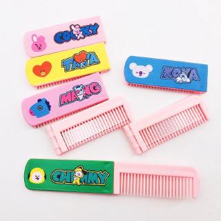 Gương Lược Gấp Mini Hình Bts TWICE EXO SEVENTEEN BLACKPINK GOT7