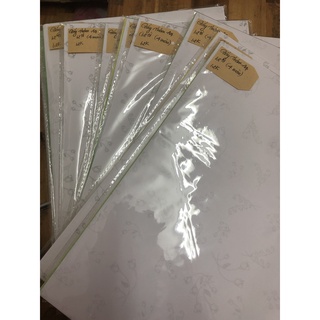 Giấy mỹ thuật làm thủ công, thiệp, họa tiết hoa A4 (combo 12 tờ 4 màu)