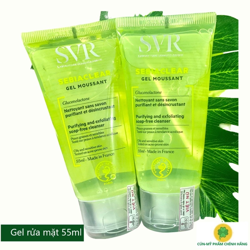 ✅[CHÍNH HÃNG][FreeShip + Quà 10k] Gel rửa mặt SVR Sebiaclear Gel Moussant dành cho da dầu 200ml | BigBuy360 - bigbuy360.vn