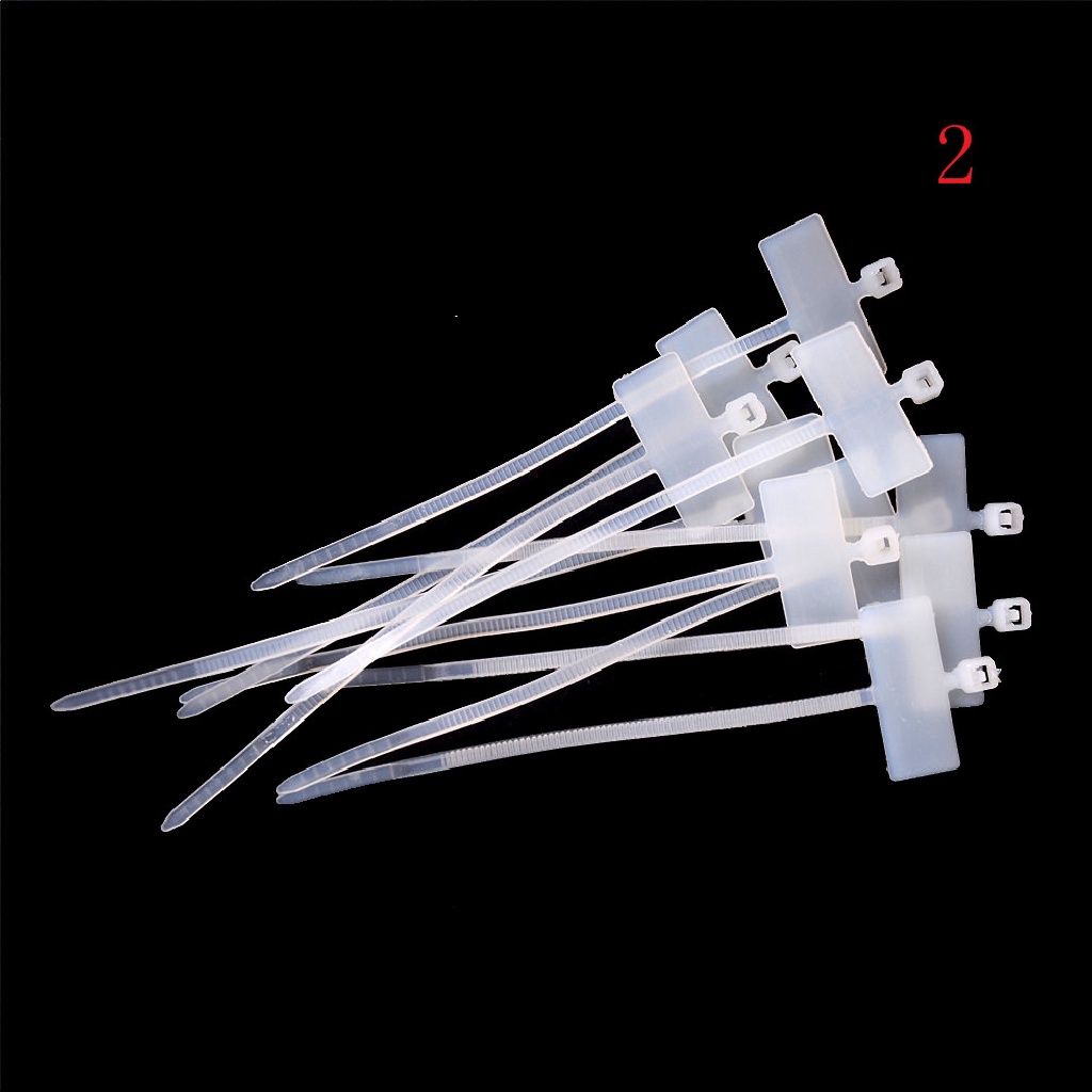 Set 100 Thẻ Đánh Dấu Dây Cáp Điện RJ45 RJ12 Tự Khóa Tiện Dụng