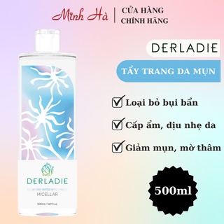 Nước tẩy trang Derladie cây phỉ Cleansing Water Witch Hazel 1000ml giúp làm sạch dầu thừa và bụi bẩn