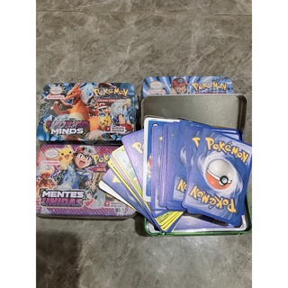 Đồ chơi hộp thẻ bài Pokemon loại hộp sắt