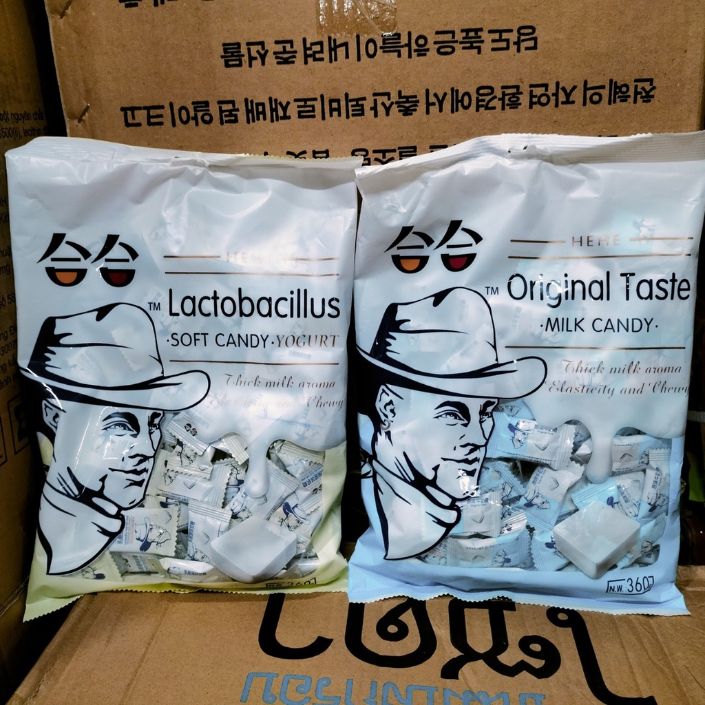 Kẹo Sữa Chua Hehe 360GR - Món Ăn Vặt Kẹo Siêu Ngon