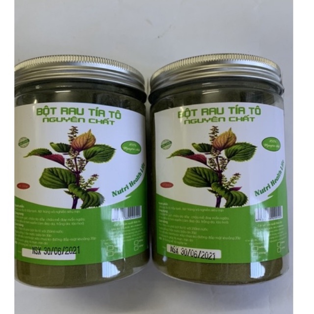 Bột tía tô nguyên chất hộp 250g giải cảm giảm đau do Gout