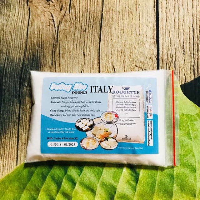 Đường nho Italia 100g, làm tàu hũ/ tào phớ, tặng công thức