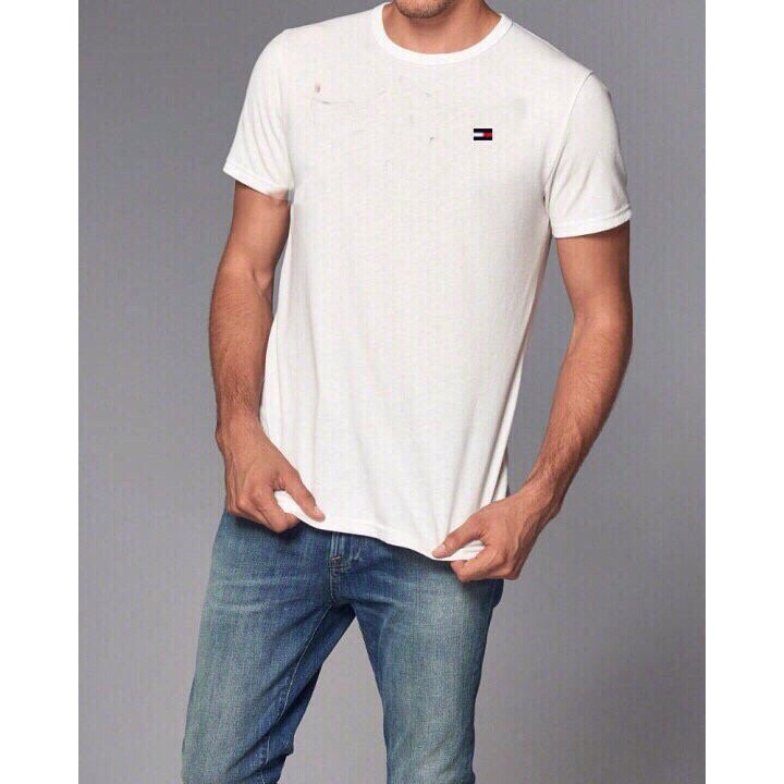 Áo thun nam tay ngắn, cổ tròn vải cotton mịn co giãn 4 chiều