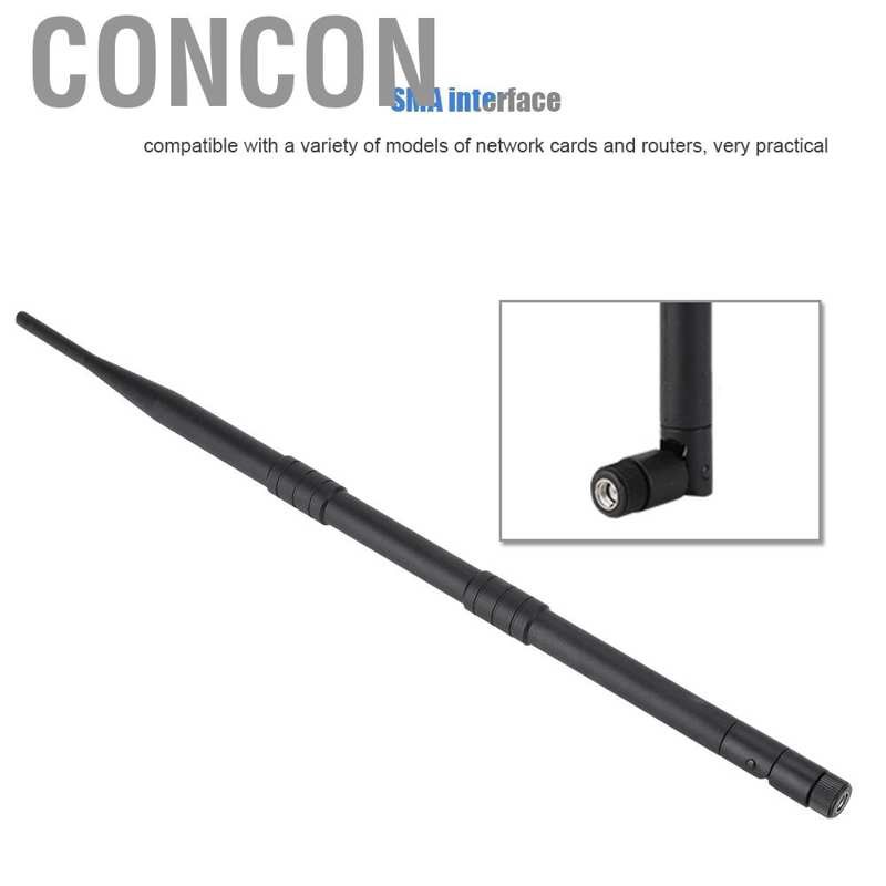 Ăng Ten Bắt Sóng Wifi Concon 3x 380mm 9dbi Sma Cho Asus Rt-ac66u Rt-ac68u