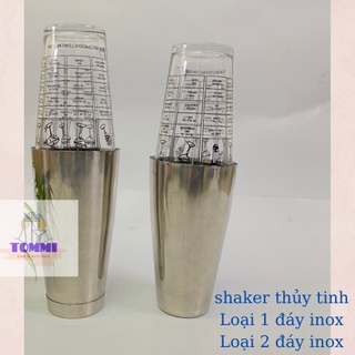 Bình Lắc Thủy Tinh Shaker Boston - Dụng Cụ Pha Chế