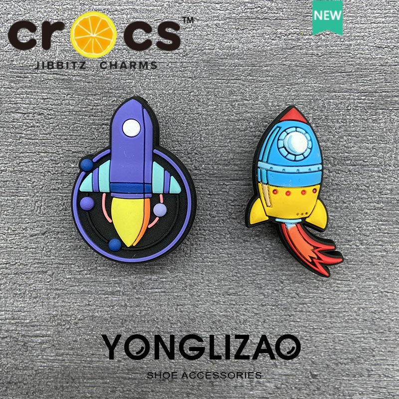 Phụ Kiện Khóa Giày Crocs Họa Tiết Hoạt Hình Trang Trí Xe Hơi