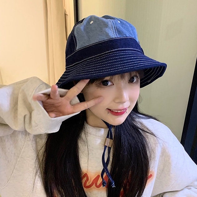 Nón Tai Bèo Cao Bồi Nhật Bản Màu Sắc Thời Trang Xuân Thu Có Dây Đeo Tùy Chỉnh Màu Sắc Phù Hợp Cho Mọi Phong Cách Cao Bồi