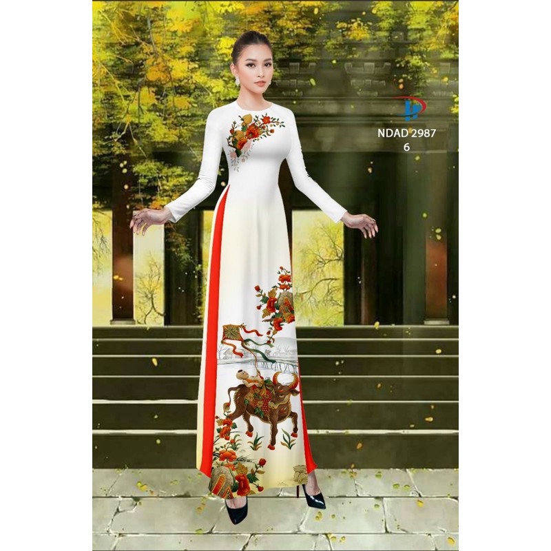 Vải Áo Dài Tằm Ý Tranh Đông Hồ