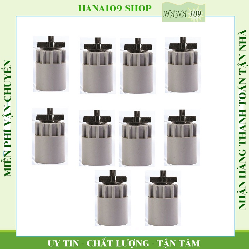 Bộ 10 nối 21 đuôi 5 li chuyên dùng để giảm từ ống pvc 21 xuống ống 5 li ứng dụng cao cho hệ thống tưới nhỏ giọt.