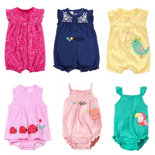 Body đùi cotton Carter's cho bé Gái mặc mùa hè (Bodysuit, body chip, body cộc tay) TTS187