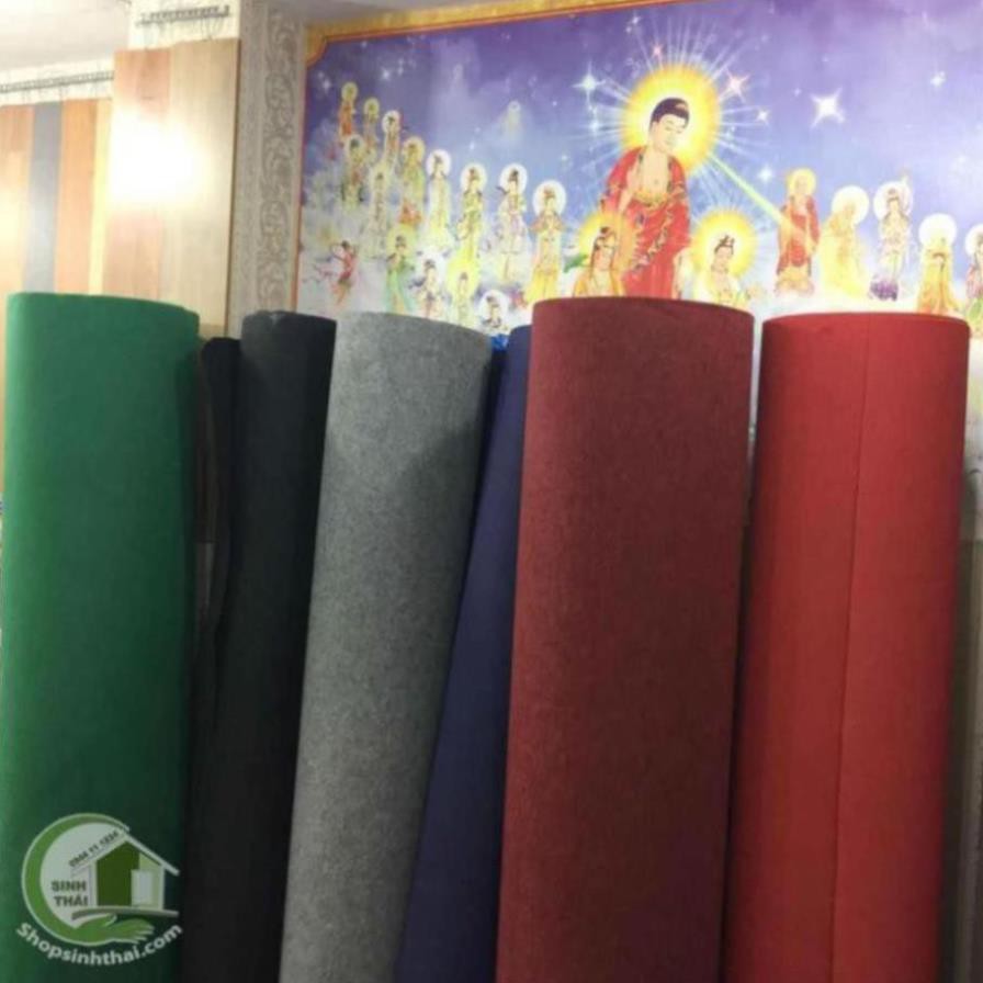 Thảm nỉ trải sàn giá rẻ màu xám, đen, đỏ, xanh