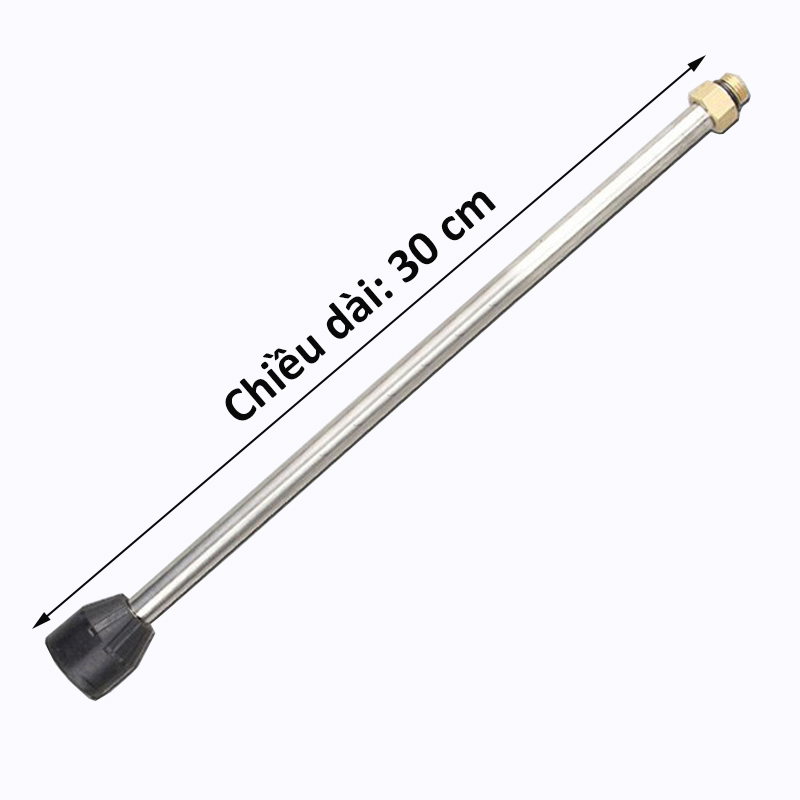 Ống Nối Dài Súng Máy Rửa Xe,  25cm Cho Súng Máy Rữa Xe Cao áp, Vòi Kim Loại Phù Hợp Với May Rua Xe C0004-2