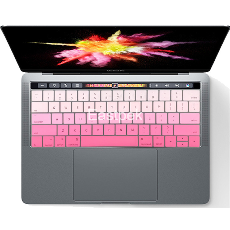 Vỏ Bảo Vệ Bàn Phím Cho Mac Macbook Pro 13 15 13.3 15.6 Touch Bar A1706 A1707 A1989 A1990 2018 Us