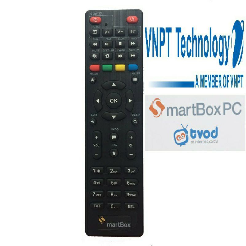 Remote điều khiển đầu thu VNPT SMARTBOX SMART BOX