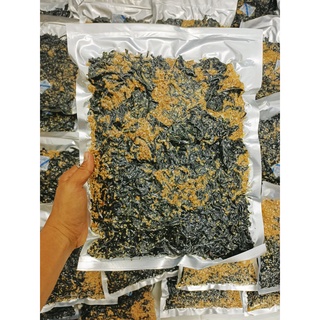 Túi 0.5kg - rong biển cháy tỏi ớt ít cay ngon dể ăn lon pet