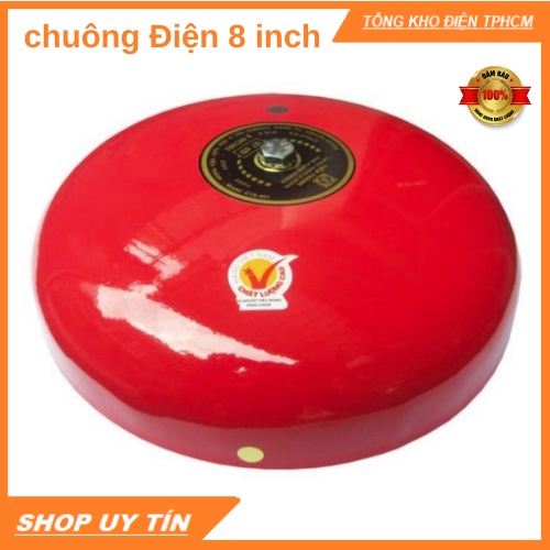 Chuông điện Tiến Thành 8 inch 95db 220V - Chuông báo cháy, báo động, báo giờ làm Tiến Thành