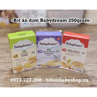 Bột ăn dặm Babydream 250gram date 2021