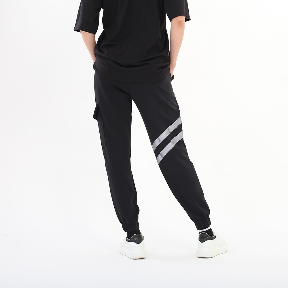 Quần jogger túi hộp Phản Quang BOTEE unisex nam nữ chất poly cao cấp