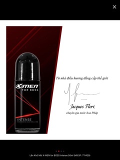 Lăn Xmen Boss 50ml hương nước hoa