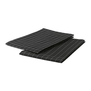 Set 2 khăn nhà bếp 50x70cm đen ikea 365+