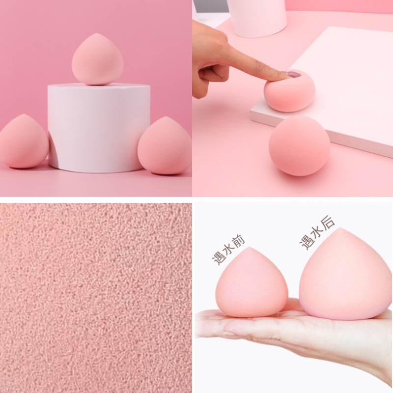 [Hàng mới về] Mút Trang Điểm Mềm Mại Hình Quả Đào Lấp Lánh Ánh Sao Độc Đáo