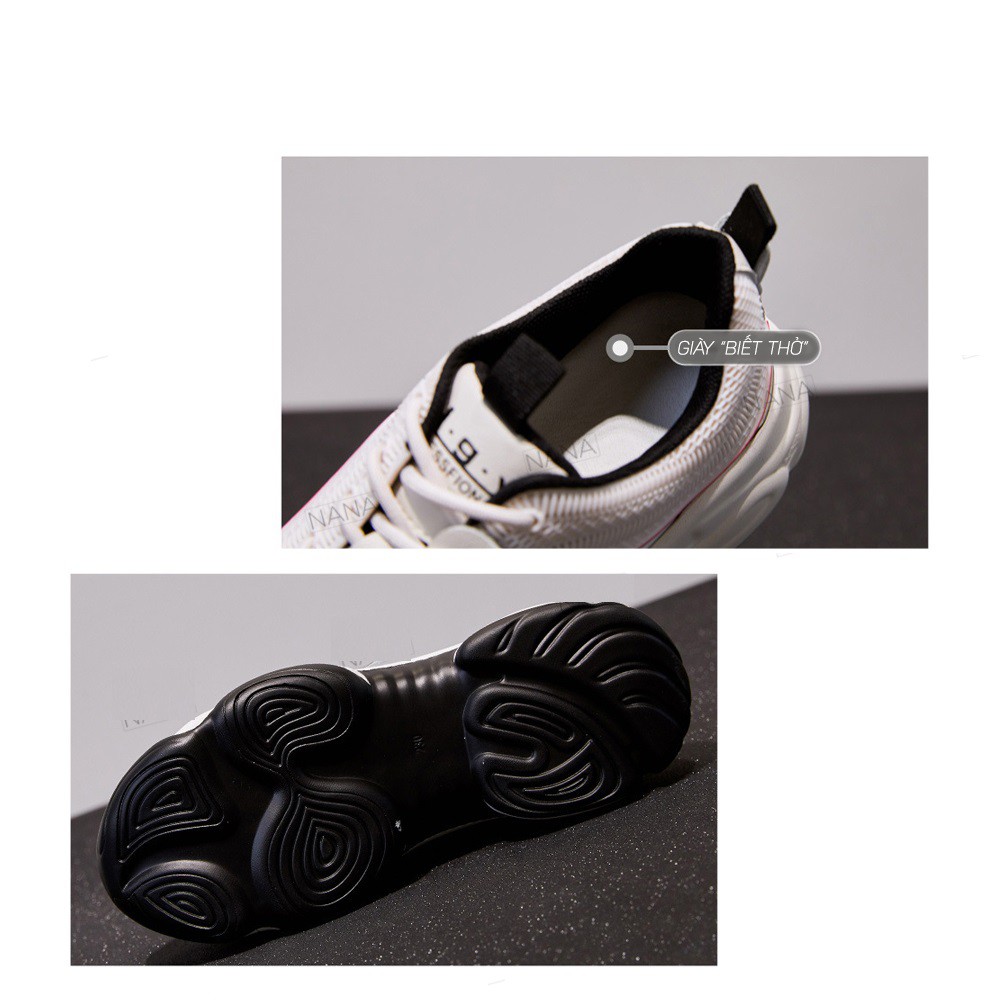 GIÀY SNEAKERS NỮ TRẺ TRUNG. ĐỘN ĐẾ 6CM TĂNG CHIỀU CAO. KIỂU DÁNG THỂ THAO SANG CHẢNH THON GỌN. | BigBuy360 - bigbuy360.vn