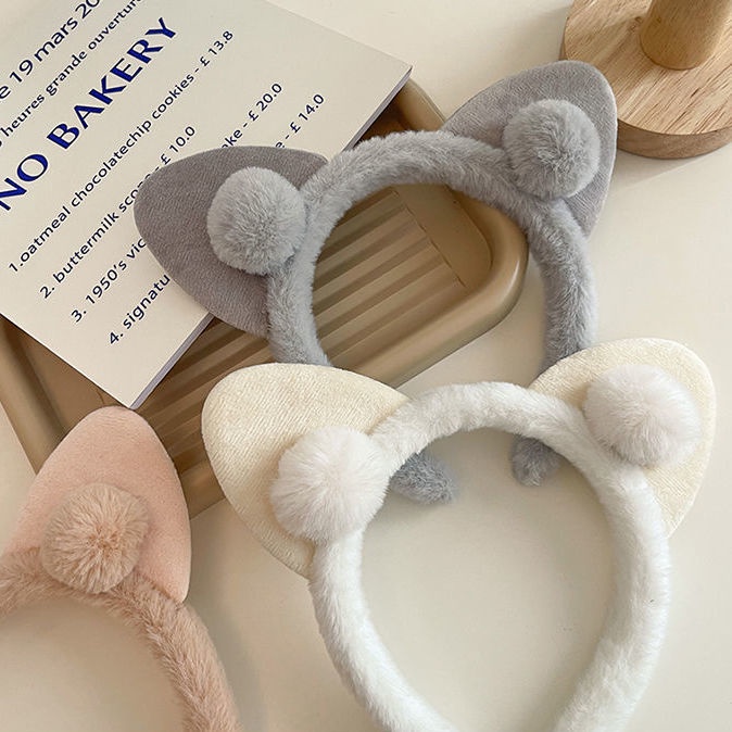 Băng đô cài tóc rửa mặt Phủ Lông Dễ Thương Thời Trang Cho Nữ 2022