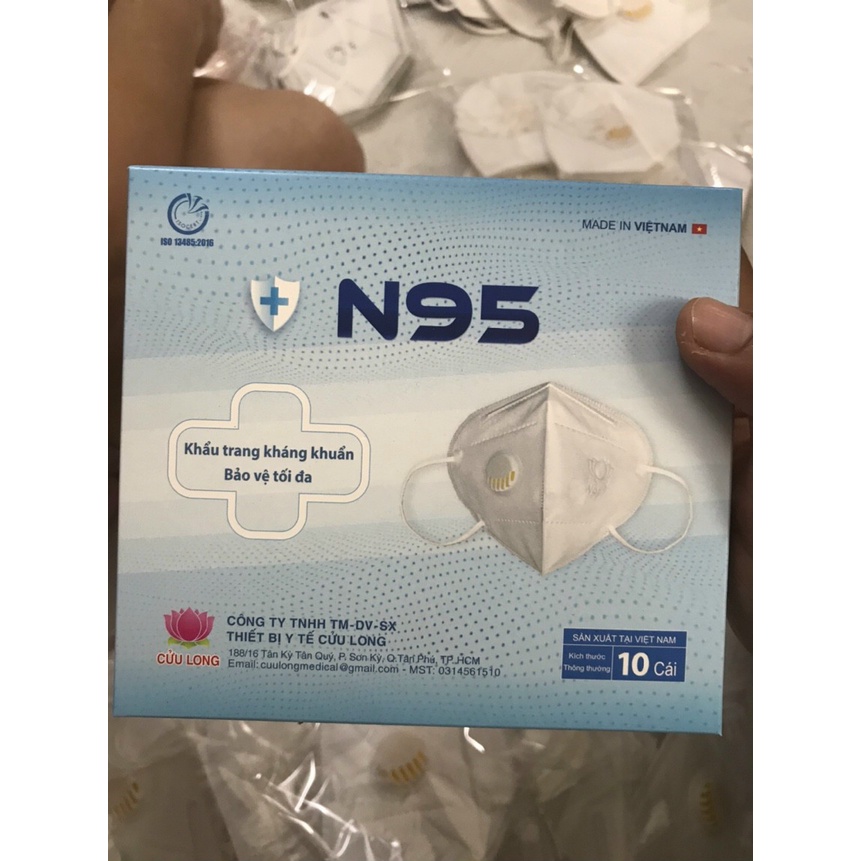 KHẨU TRANG Y TẾ CAO CẤP N95 5 LỚP KHÁNG KHUẨN TUYỆT ĐỐI
