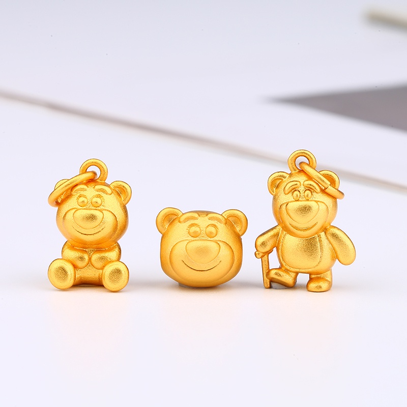 Màu Sắc Vòng Tay Chuỗi Hạt Mặt Gấu Pooh / Dâu Tây Màu Sắc Cổ Điển