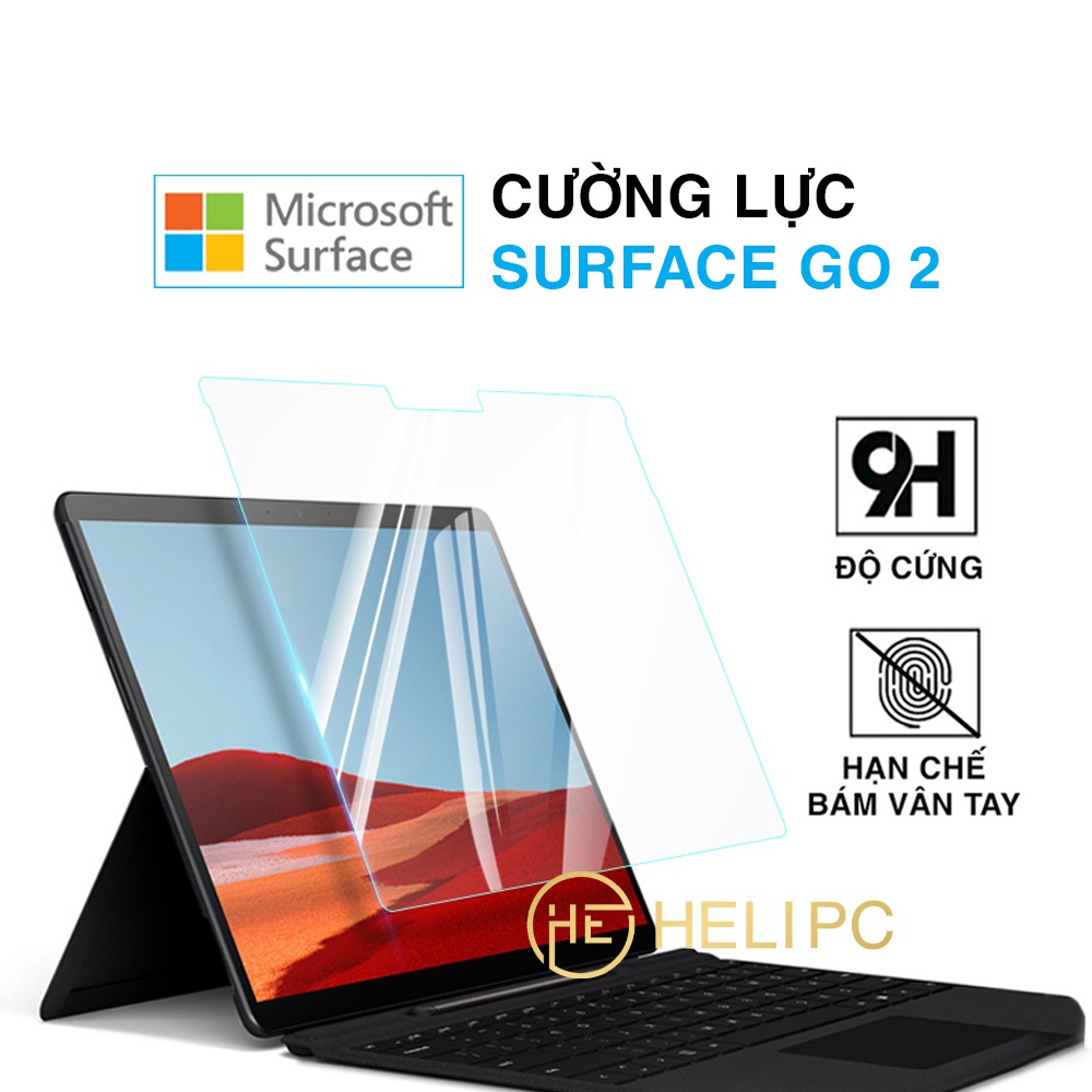 Cường lực Surface Go 2 trong suốt độ cứng 9H chống trầy xước máy tính bảng - Dán màn hình Surface Go 2