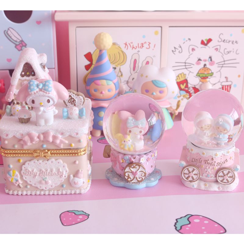 HỘP ĐỰNG TRANG SỨC, ĐỒ LINH TINH SANRIO DECOR BÀN HỌC 2538