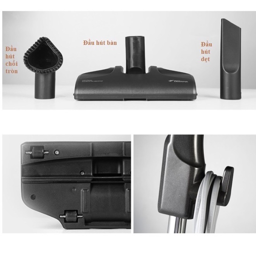 [Mã ELMS5 giảm 7% đơn 300K] Máy Hút Bụi CẦM TAY - CÓ DÂY Deerma DX115C + 3 ĐẦU NỐI THAY THẾ - Fullbox | BigBuy360 - bigbuy360.vn
