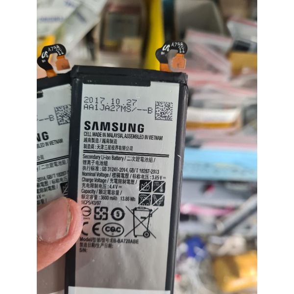 Pin Samsung J7 Pro  EB-BA720ABE / A7 2017  Zin Hàng Cao Cấp