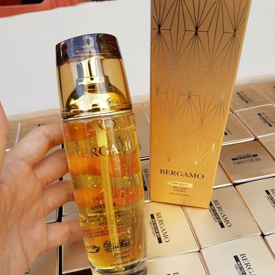 SERUM BERGAMO/ Tinh chất dưỡng trắng da Bergamo 24K Gold Brilliant Essence 110ml