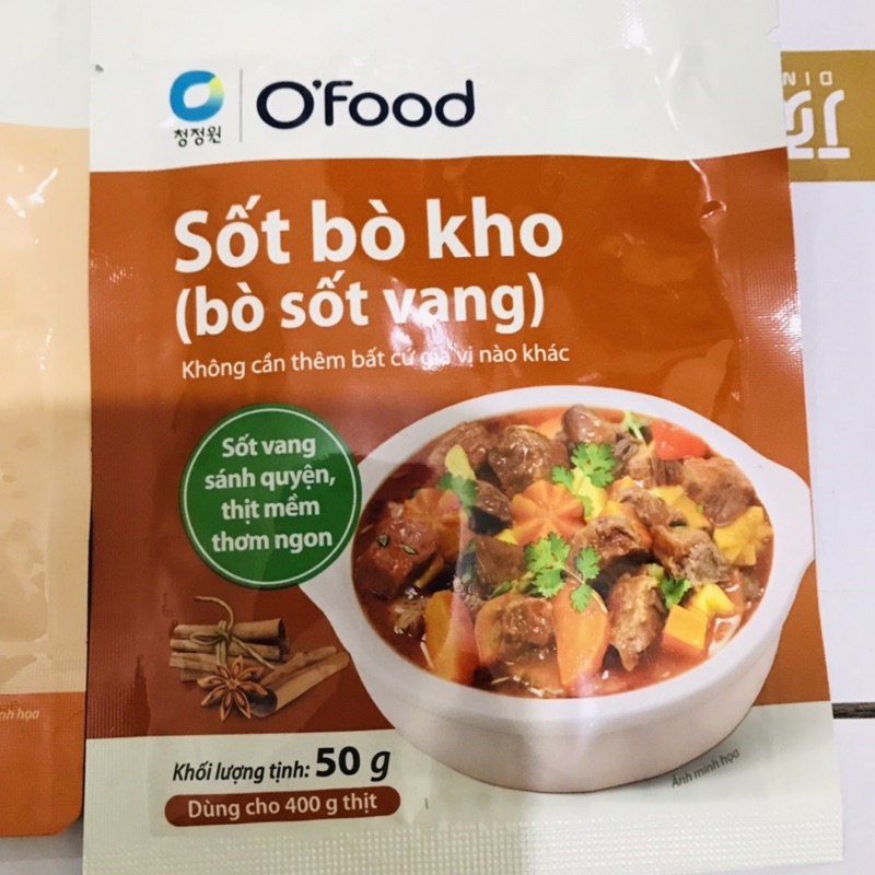 Sốt Gia Vị Hoàn Hảo O’food 80g Đủ vị