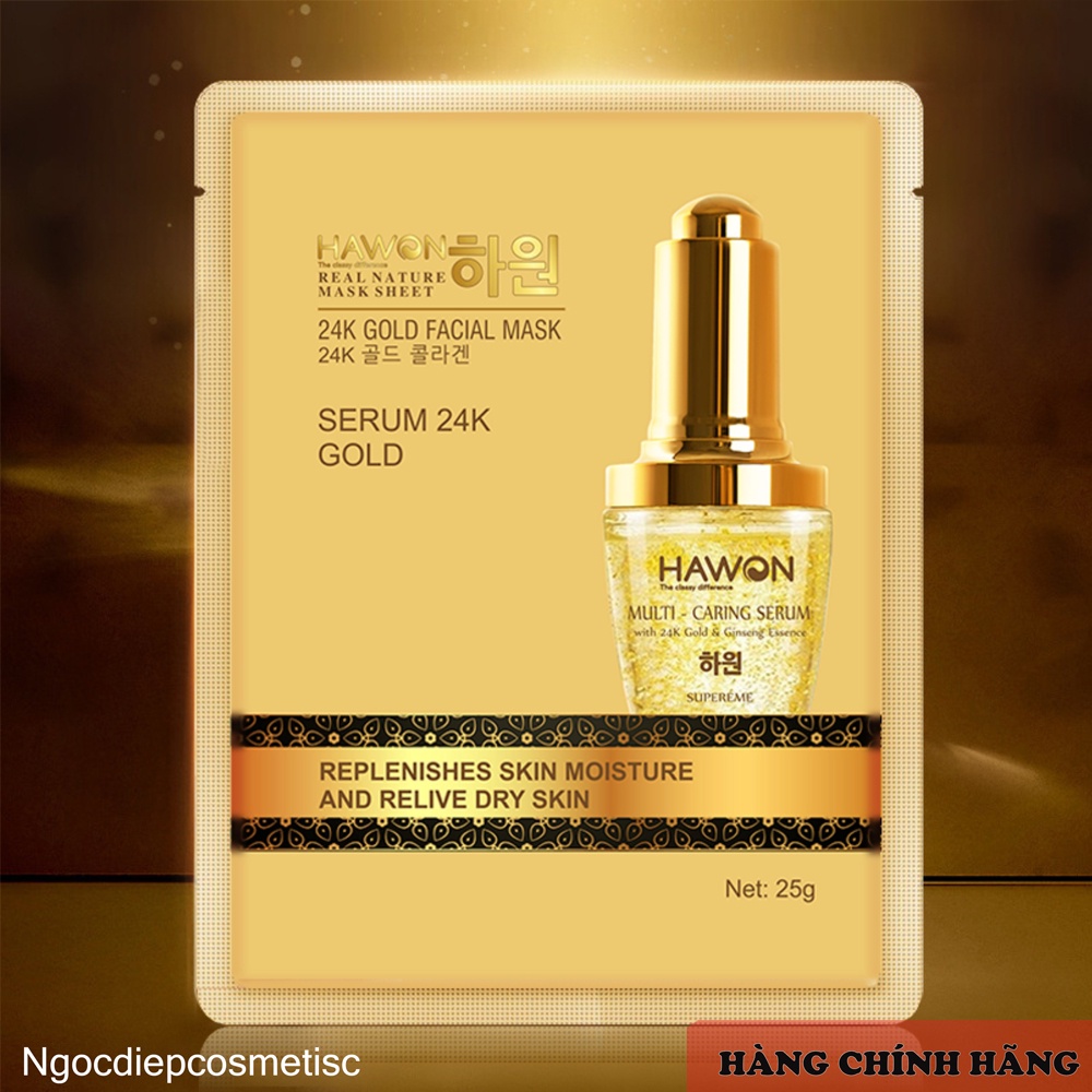 Mặt Nạ Serum Vàng 24k Hawon