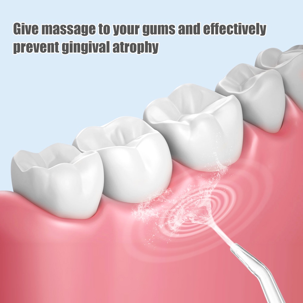 Youpin Máy tăm nước cầm tay,tăm nước vệ sinh răng Oral Irrigator, 4 đầu tăm 3 Tốc Độ Điều Chỉnh Điện 220ml