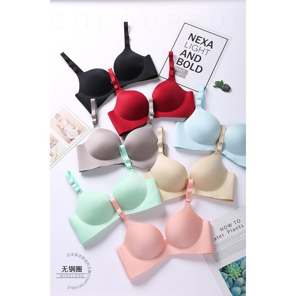 Áo Lót Nữ Su Đúc Không Gọng Nâng Ngực Bàn Tay, Quả Chéo Mẫu Trơn Sexy.Bg | BigBuy360 - bigbuy360.vn