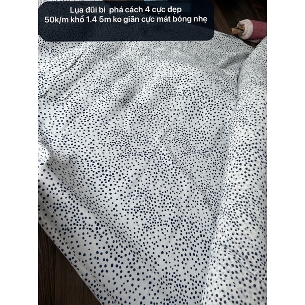 Vải Lụa Hoa Satin -Đũi Hoa Hàn Quốc-May Váy Bầu dày dặn không bai Zão- May Đầm Áo ( 50k.1m)