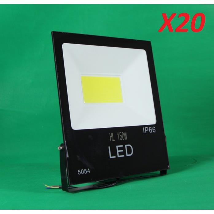 Combo 20 Đèn Led pha HL 150w đủ công suất, đèn sân vườn, đèn pha led giá rẻ